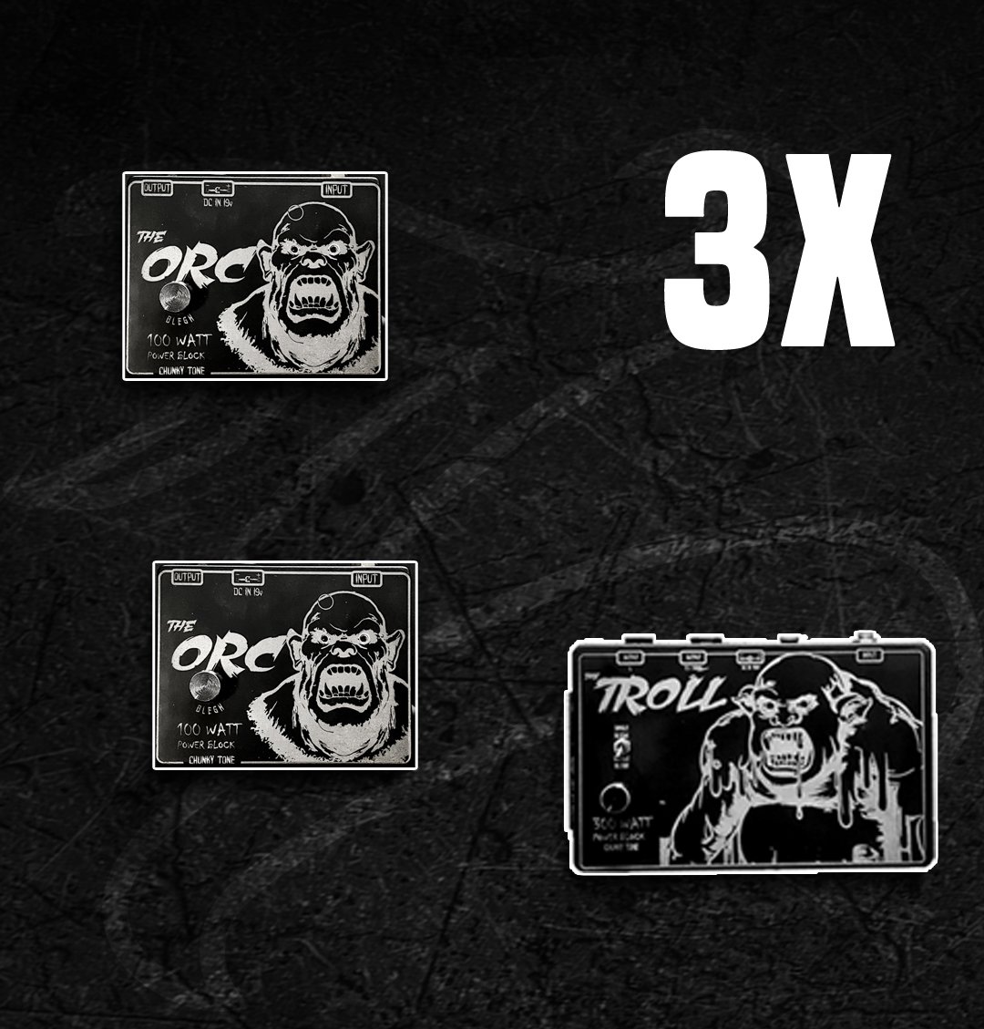 Trio: Troll + Orc + Orc